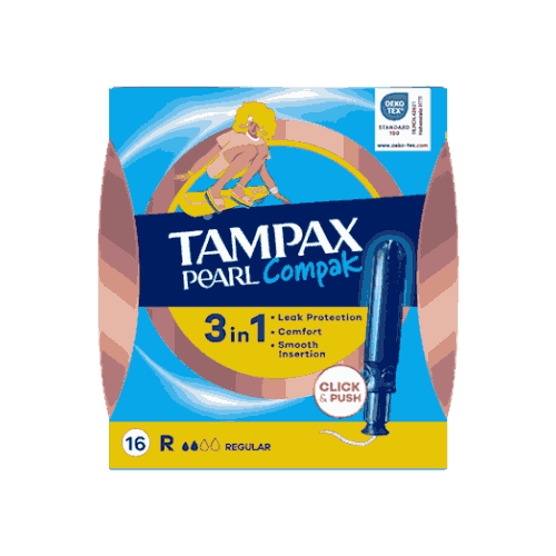 Tampax Pearl Compak Regular Applicator Tampons