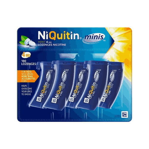 Niquitin Minis 4mg Mint Lozenges