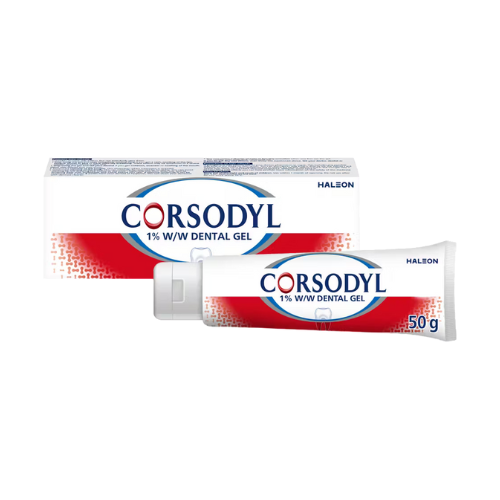 Corsodyl 1% w/w Dental Gel 50g