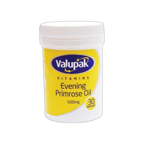 Valupak Evening Primrose Oil 500mg