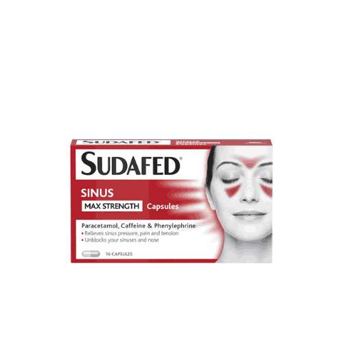 SUDAFED® Sinus Max Strength Capsules