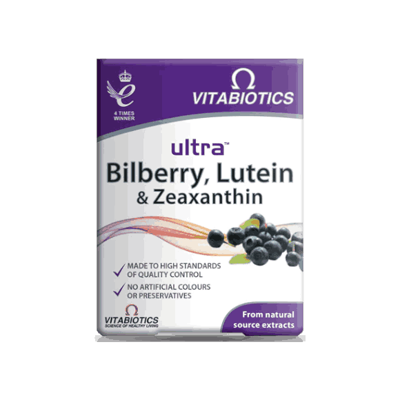 Vitabiotics Ultra Bilberry, Lutein & Zeaxanthin