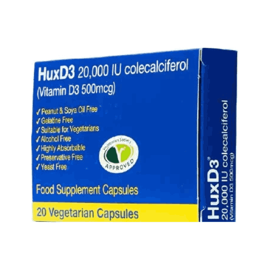 HuxD3 Capsules 20000IU Colecaliferol