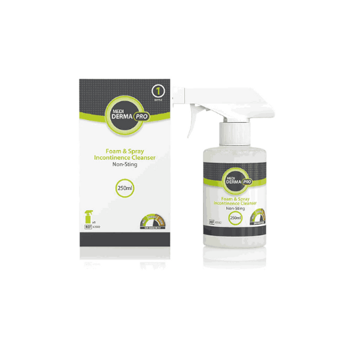 Medi Derma-PRO Foam & Spray Incontinence Cleanser 250ml