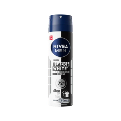 NIVEA Men Black & White Clear Original Anti-Perspirant Deodorant Spray 150ml