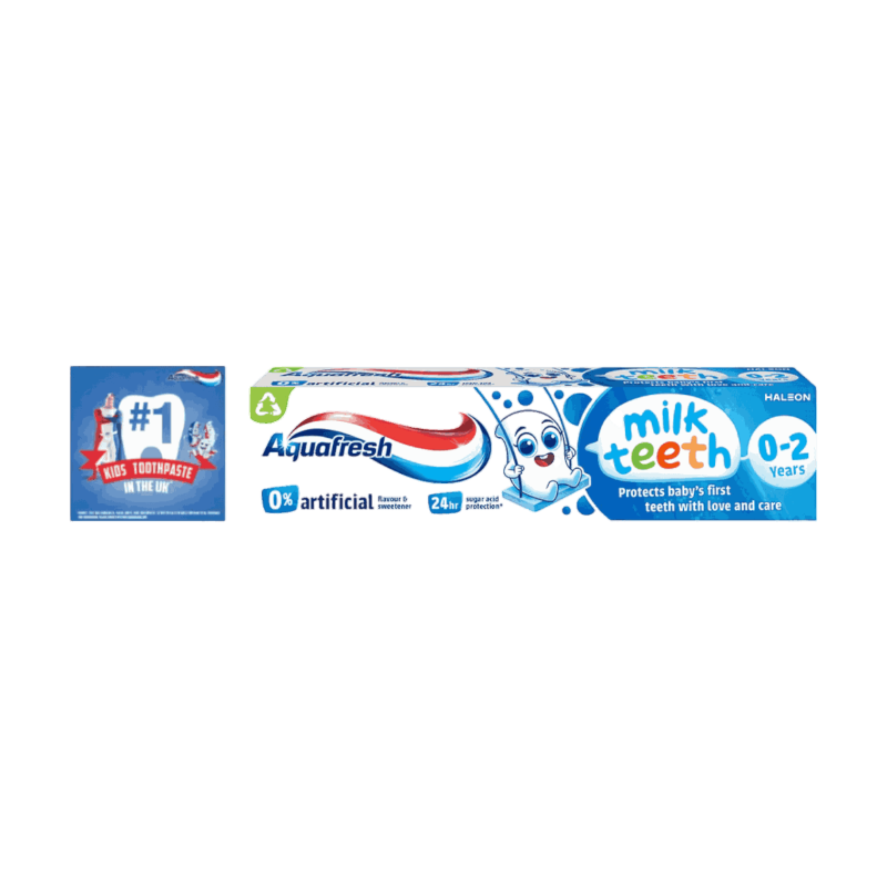 Aquafresh Milk Teeth Toothpaste 0-2 years 50ml