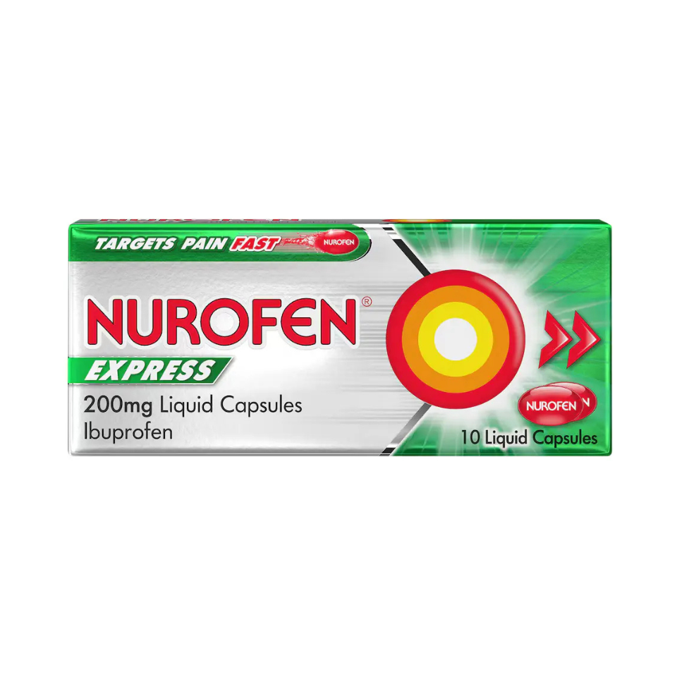 Nurofen Express Liquid 200mg Capsules