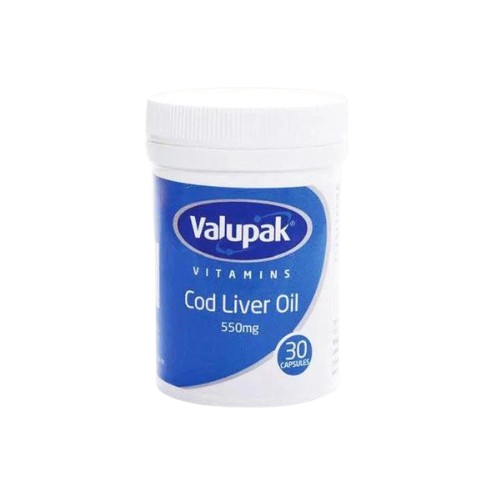 Valupak Cod Liver Oil 550mg