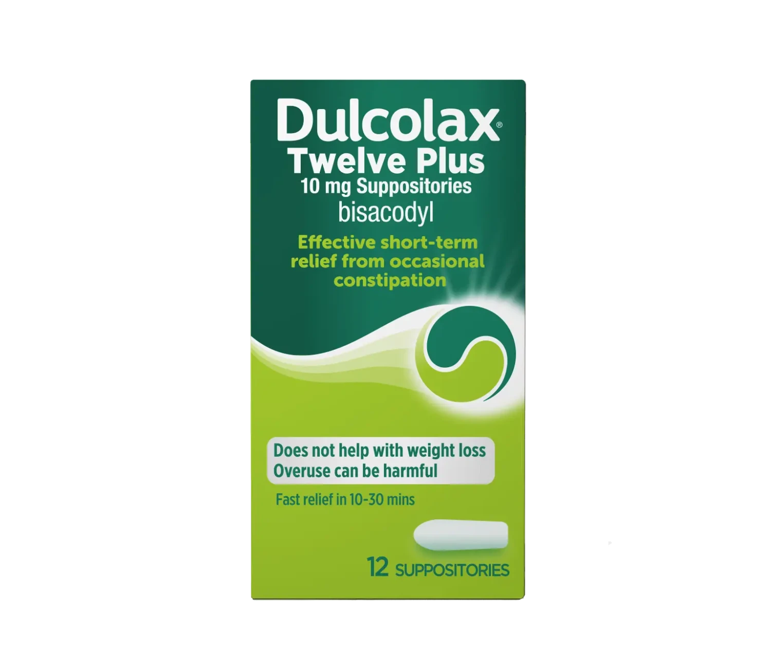 Dulcolax® Twelve Plus 10mg suppositories