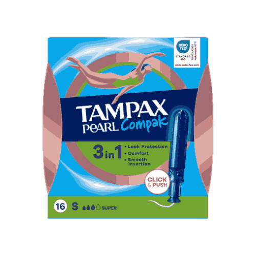 Tampax Pearl Compak Super Applicator Tampons