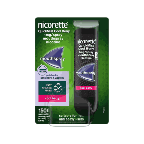 Nicorette® QuickMist Mouthspray 1mg Cool Berry