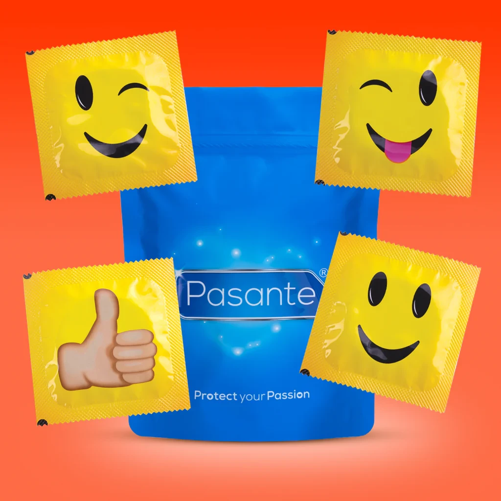 Pasante Smiley Themed Condoms Bulk Pack