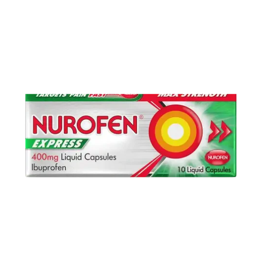 Nurofen Express 400mg Liquid Capsules