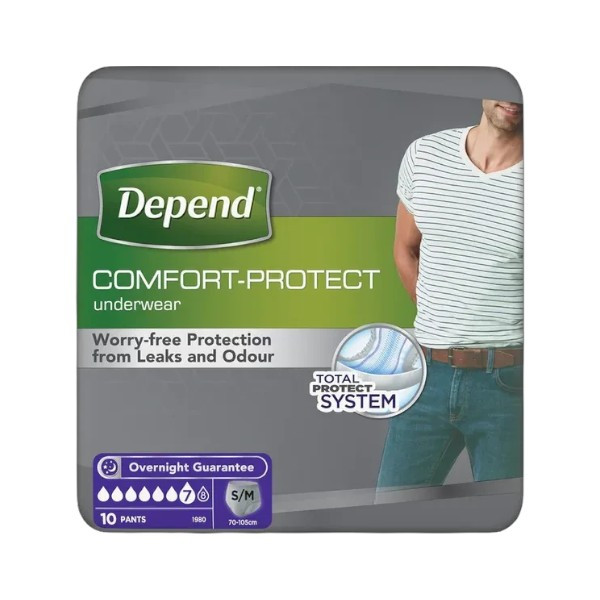 Depend Comfort Protect Underwear for Men Level 7