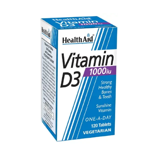 HealthAid Vitamin D3 1000iu Tablets