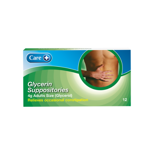 Care Glycerin Suppositories Adult 4g