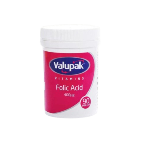 Valupak Folic Acid 400mcg