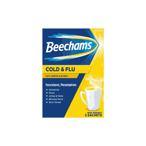 Beechams Cold & Flu Hot Lemon & Honey