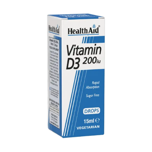 HealthAid Vitamin D3 200iu Drops 15ml