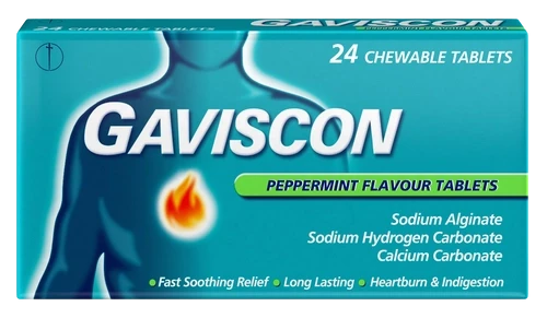 Gaviscon Original Peppermint Tablets