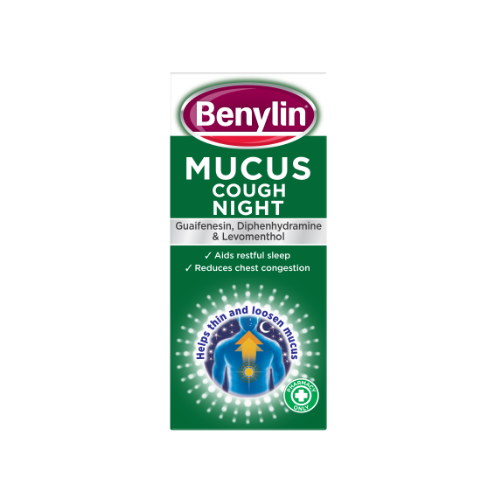 BENYLIN® Mucus Cough Max Honey & Lemon Flavour Cough Syrup
