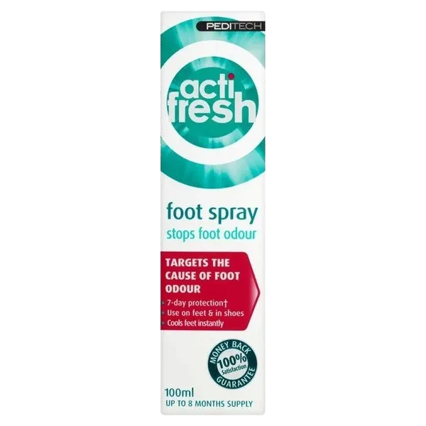 Peditech Actifresh Foot Odour Treatment 100ml