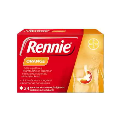 Rennie Orange Chewable Tablets