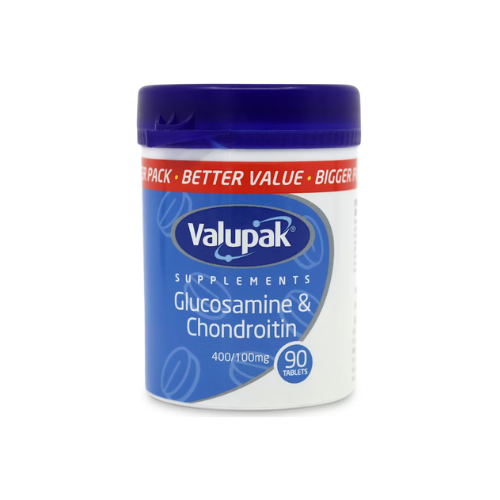 Valupak Glucosamine & Chondroitin Capsules 400/100mg