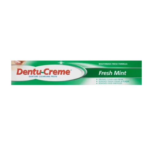 Dentu-Creme Denture Cleansing Paste Fresh Mint 75ml