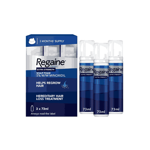 REGAINE® For Men Extra Strength Scalp Foam 73ml
