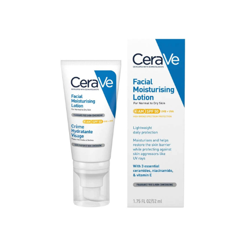 CeraVe AM Facial Moisturising Lotion SPF50 52ml