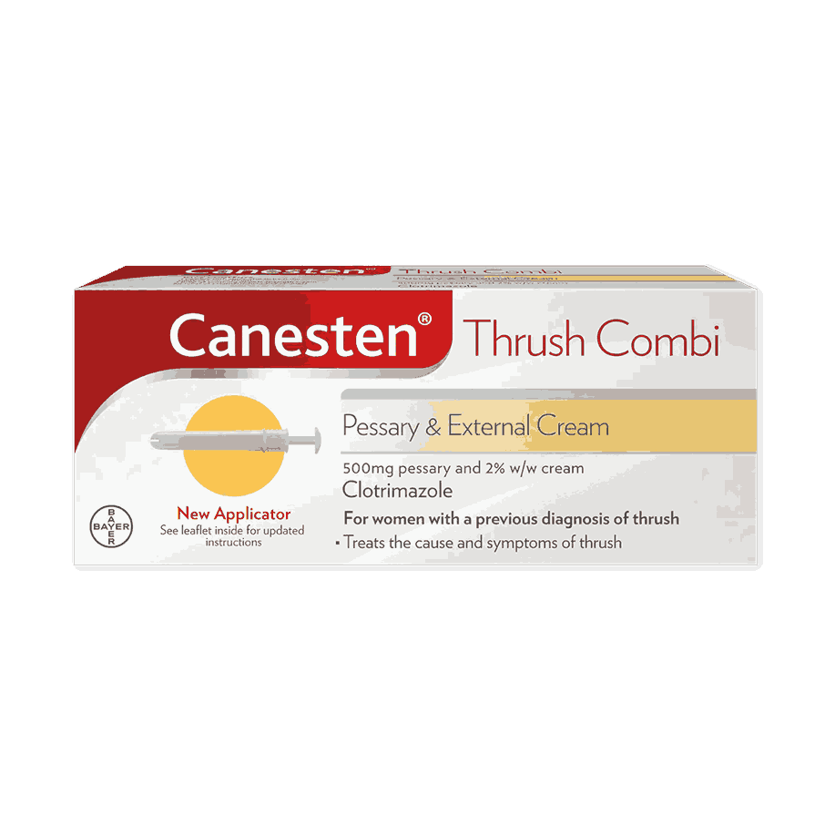 Canesten® Thrush Combi Vaginal Pessary & External Cream