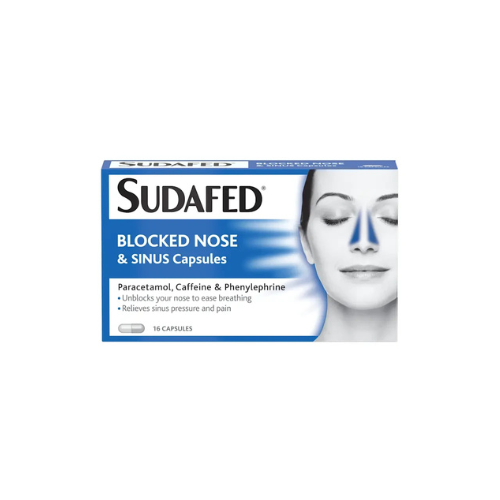 SUDAFED® Blocked Nose & Sinus Capsules