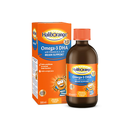 Haliborange Omega-3 DHA with Vitamin A, C & D Syrup 300ml