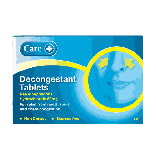 Care Decongestant Tablets