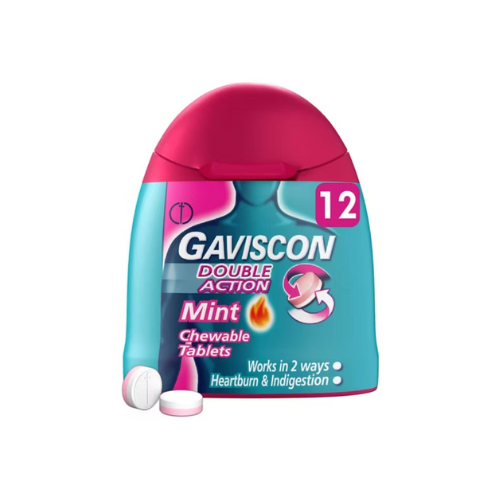 Gaviscon Double Action Tablets Handy Pack Mint