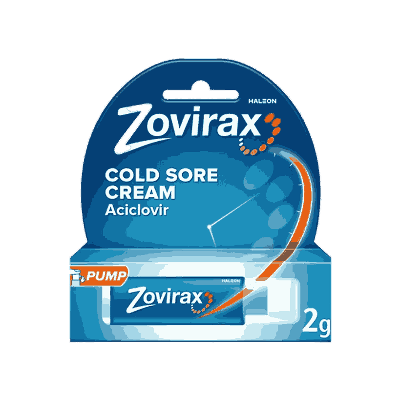 Zovirax Cold Sore Cream Pump 2g