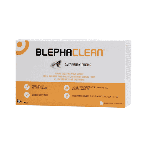 Blephaclean Sterile Eyelid Cleansing Wipes