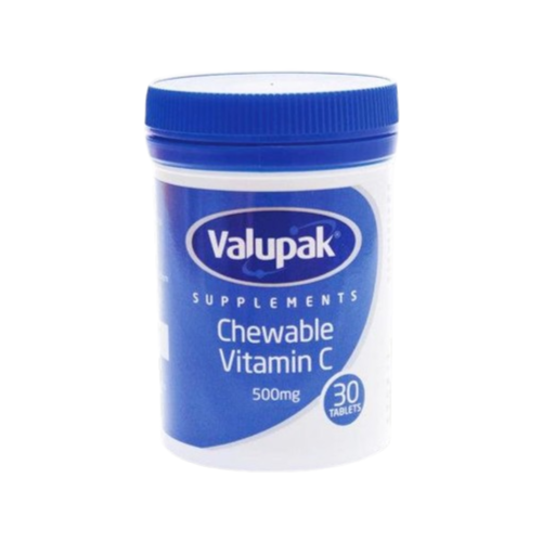Valupak Chewable Vitamin C 500mg