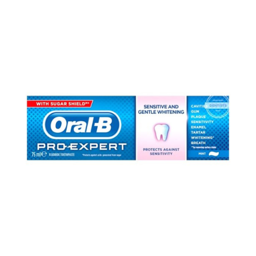 Oral-B Pro-Expert Sensitive + Gentle Whitening Toothpaste 75ml