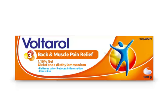 Voltarol Back & Muscle Pain Relief 1.16% Gel
