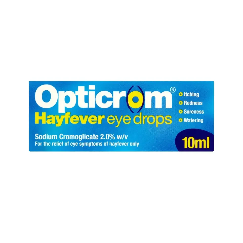 Opticrom Hayfever Eye Drops 10ml