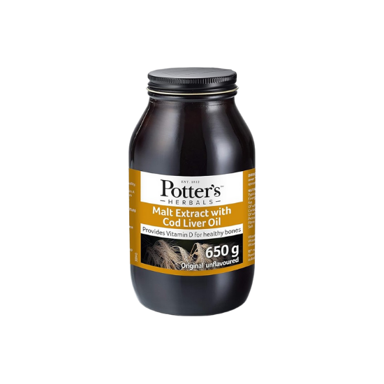 Potters Potters Malt Extract with Cod Liver Oil Original 650ml