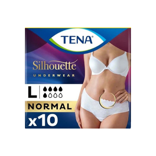 TENA Silhouette Normal Blanc Underwear Large