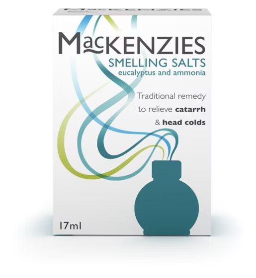 MacKenzies Smelling Salts eucalyptus & ammonia 17ml