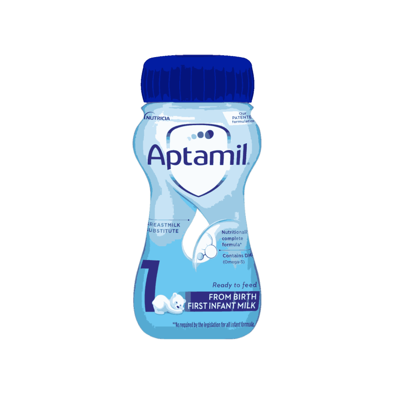 Aptamil First Infant milk ready to feed bottle