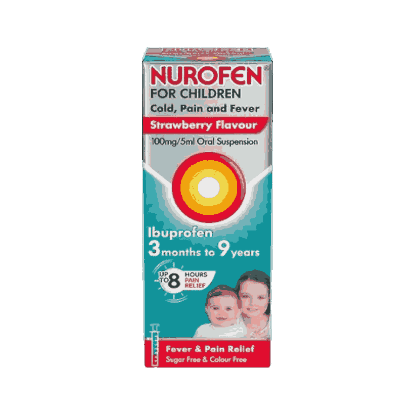 Nurofen for Children Pain & Fever 100mg/5ml Oral Suspension
