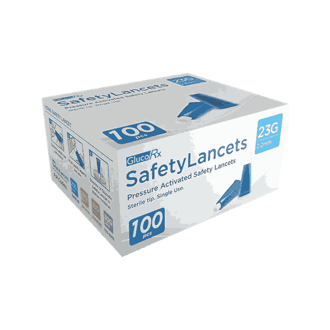 GlucoRx Safety Lancets
