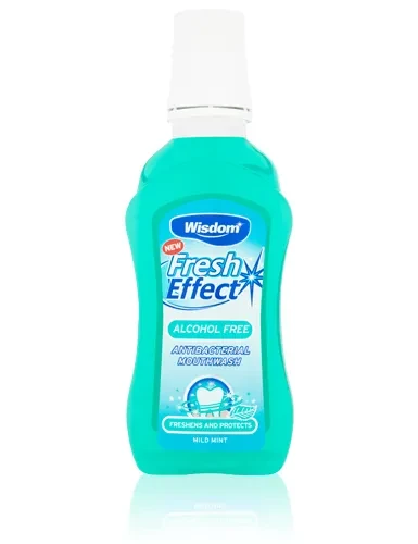 Wisdom Fresh Effect Alcohol Free Antibacterial Mouthwash 300ml