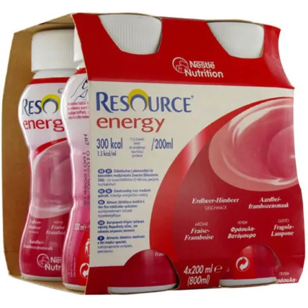 Resource Energy Strawberry-Raspberry 200ml